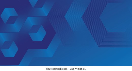 Moderna luz simple agradable abstracto Hexágono Azul Tecnología Finanzas Fintech Fondo Abstractas Patrón de píxeles. 