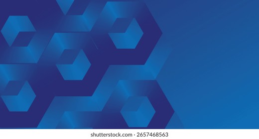 Moderno simples luz boa arte abstrata Hexagon Blue Tech Finanças Fintech Fundo Abstrato Pixel Padrão. 