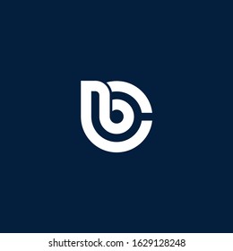 Modern Simple Line Letter B and Letter C Logo Designs