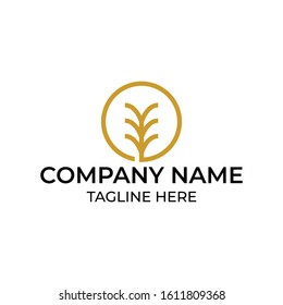 Modern and simple logo design for business growth