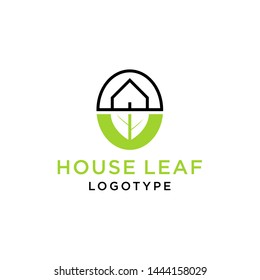 Modern and simple logo design for home and real estate.