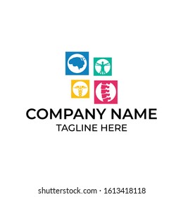 Modern and simple logo design for . leaf and medical 