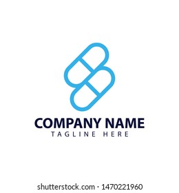 Modern and simple logo design for letter S