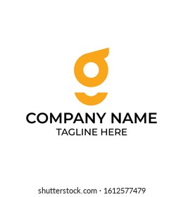 Modern and simple logo design for letter G