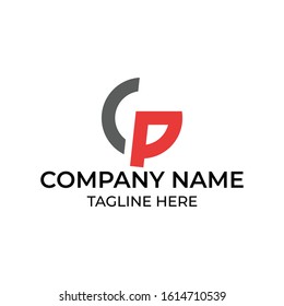 Modern and simple logo design for letter P