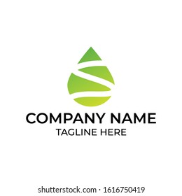 Modern and simple logo design for letter S