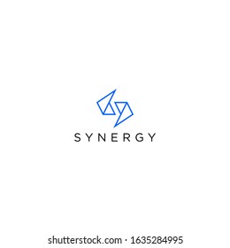 Modern and simple logo design of letter S with clean background - EPS10 - Vector.