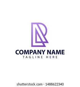 Modern and simple logo design for minimalist letter R