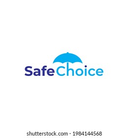 modern and simple logo design for safe choice