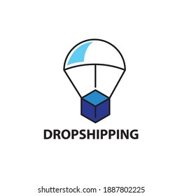 Modern and simple  logo dropshipping company.