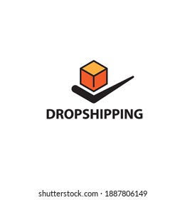 Modern and simple  logo dropshipping company.