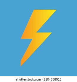 logotipo moderno y sencillo. logotipo eléctrico, icono eléctrico amarillo
