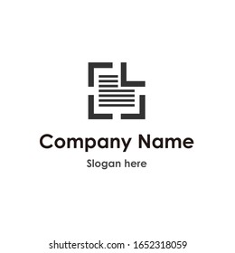 modern and simple logo. free vector