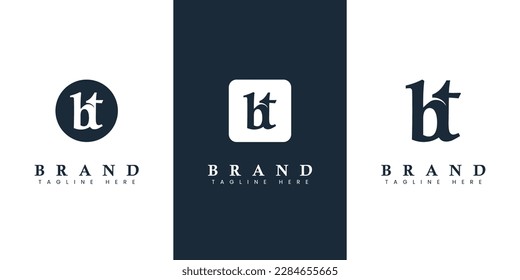 Modern and simple Lowercase BT Letter Logo, suitable for any business with BT or TB initials.