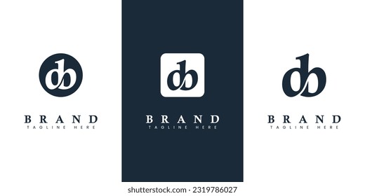 Modern and simple Lowercase DB Letter Logo, suitable for any business with DB or BD initials.