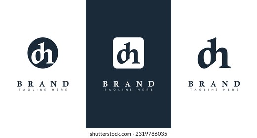 Logotipo moderno y sencillo de letra minúscula DN, adecuado para cualquier negocio con iniciales DN o ND.