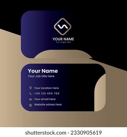 Modern and simple luxury business card