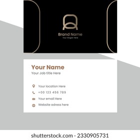 Modern and simple luxury business card