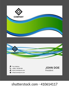 Modern Simple Luxury Standard Business Card Stock Vector (Royalty Free ...