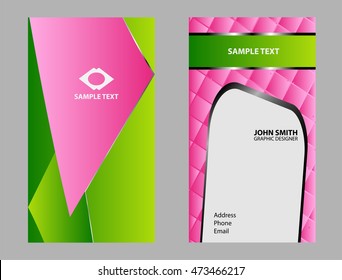 Modern, simple & luxury standard business card design with sharp corners
