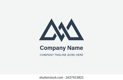 Modern Simple M logo design inspiration