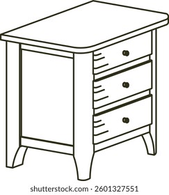 modern simple and minimalist drawer 