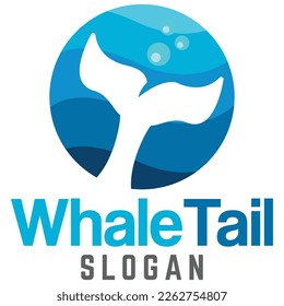 Modern simple minimalist fish tail logo design vector with modern illustration concept style for badge, emblem and tshirt printing. modern fish tail logo cartoon illustration.