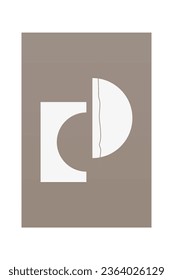 Modern Simple Minimalist Gallery Wall Art. Abstract Art Black and White Prints. Minimalist Modern Drawing Wall Decor