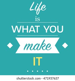 Modern simple motivational quote