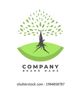 Modern Simple Natural Logo Vector Design