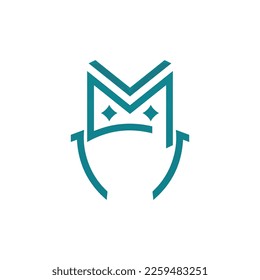 modern simple owl vector icon logo template