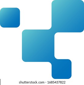 Vector digital de partículas simples moderno
