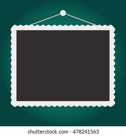 Modern simple picture and message frame
