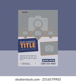 Modern Simple Real Estate flyer design template Editable vector brochure design, estate flier home sale agency advertisement