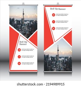 Moderno y simple Banner Roll up para su negocio. 