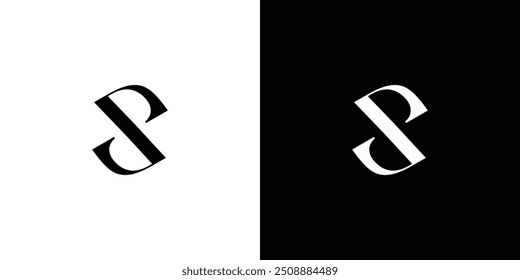 Diseño moderno y sencillo del logotipo de S 