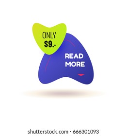 Modern simple sale badge template for web banners and sale promo