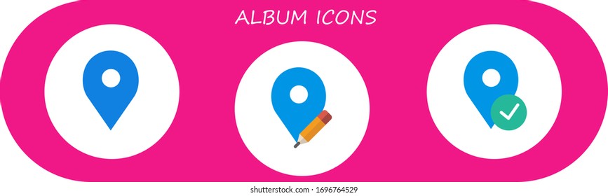 Modern Simple Set of album Vector flat Icons. Contains such as placeholder and more Fully Editable and Pixel Perfect icons.