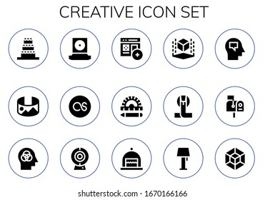 Modern Simple Set of creative Vector filled Icons. Contains such as Cake, panorama 360 , Webcam, Lastfm, Add, Ruler, Cube, Cobra and more Fully Editable and Pixel Perfect icons.
