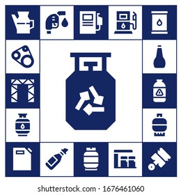 Modern Simple Set of diesel Vector filled Icons. Contains such as Oil, Timing belt, Rigging, Gas, Gas can, Gas fuel, Fuel station and more Fully Editable and Pixel Perfect icons.