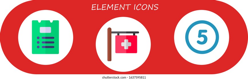 Modern Simple Set of element Vector flat Icons. Contains such as list, hospital, number and more Fully Editable and Pixel Perfect icons.