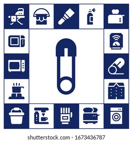 Modern Simple Set of household Vector filled Icons. Contains such as Ironing board, Microwave oven, Microwave, Safety pin, Cooker and more Fully Editable and Pixel Perfect icons.