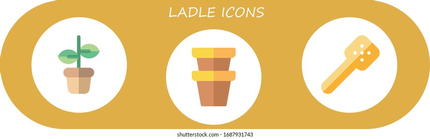 Moderno Conjunto simple de iconos planos vectoriales. Contiene, como pote, cucharilla y más iconos Totalmente editables y Pixel Perfect.