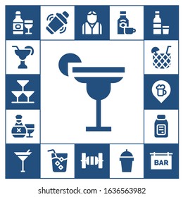 Modern Simple Set of martini Vector filled Icons. Contains such as Drink, Cocktail, Drinks, Rum, Bar, Alcohol, Martini, Shaker and more Fully Editable and Pixel Perfect icons.