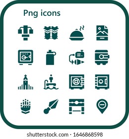 Modern Simple Set of png Vector filled Icons. Contains such as Gym station, Shin guards, Salver, Jpg, Safebox, Isotonic, Plumb bob and more Fully Editable and Pixel Perfect icons.