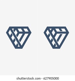 Modern simple shape, abstract vector logo or element design set. Best for identity and logotypes.