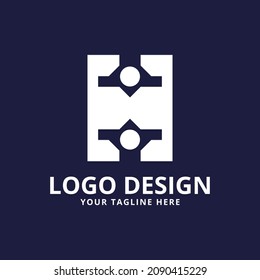 modern and simple shaped abstract design logo, modern symbol logo