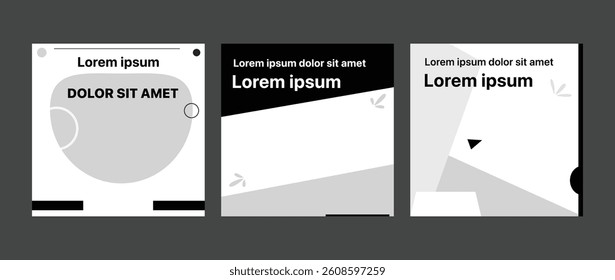 Modern Simple Social Media Post Designs