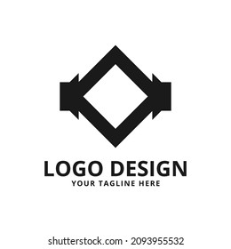 Modern and simple style abstract logo design, suitable for business and brand logos