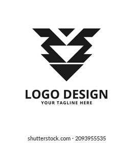 Modern and simple style abstract logo design, suitable for business and brand logos